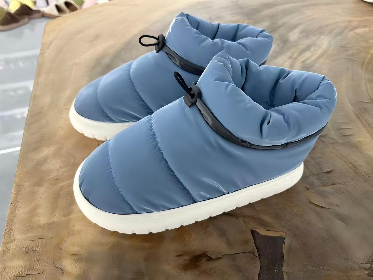 Pehelytöltött vízálló, csúszásmentes pamut papucs